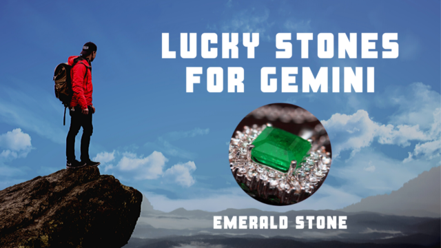 Best and Lucky Stone for Gemini is Emerald